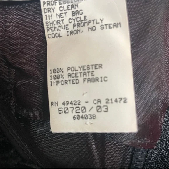 Vintage Jessica McClintock Gunne Sax Black Evening Dress Size 18 - Picture 8 of 12